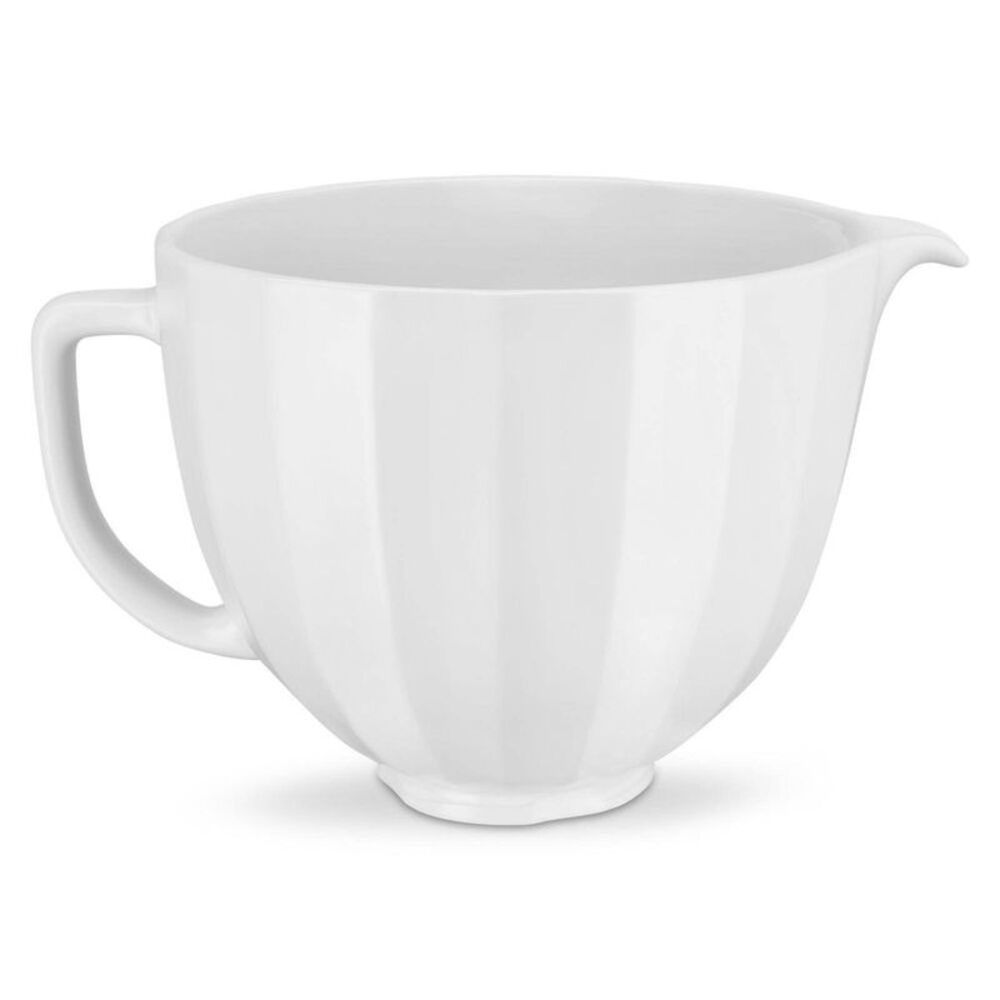 KitchenAid -  5qt White Shell Ceramic Bowl - KSM2CB5 White